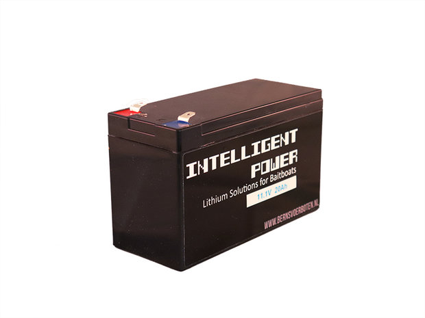Intelligent Power Lithium-ion (voerboot) accu 11,1 Volt 20Ah, inclusief 3A lader